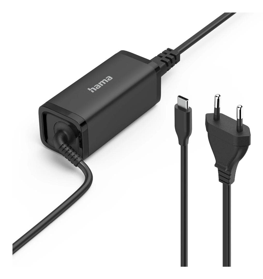 HAMA - Notebook Power Supply USB-C GaN 100-240V 5-20V/65W