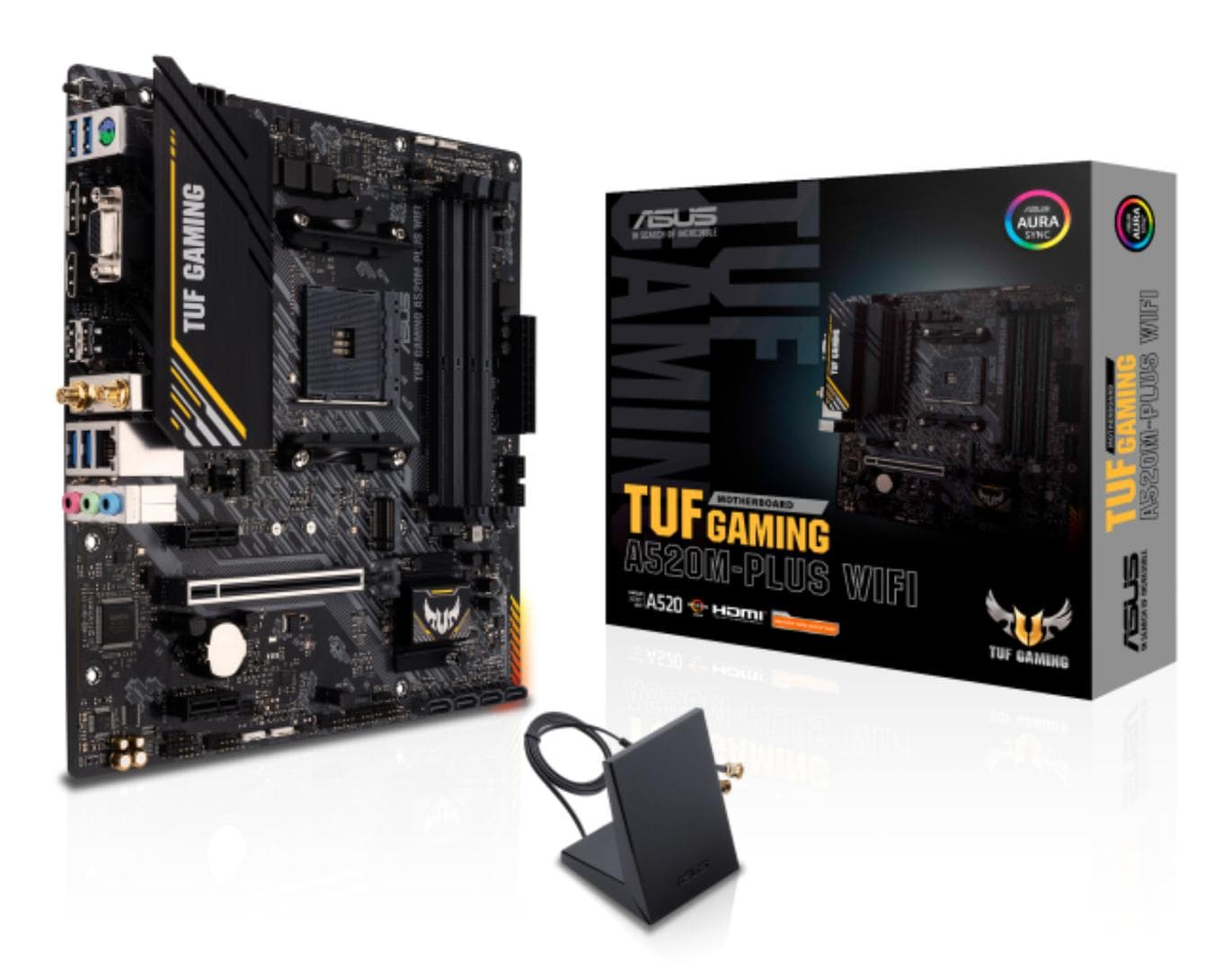 ASUS - TUF GAMING A520M-PLUS WIFI AMD A520 microATX 4DDR4