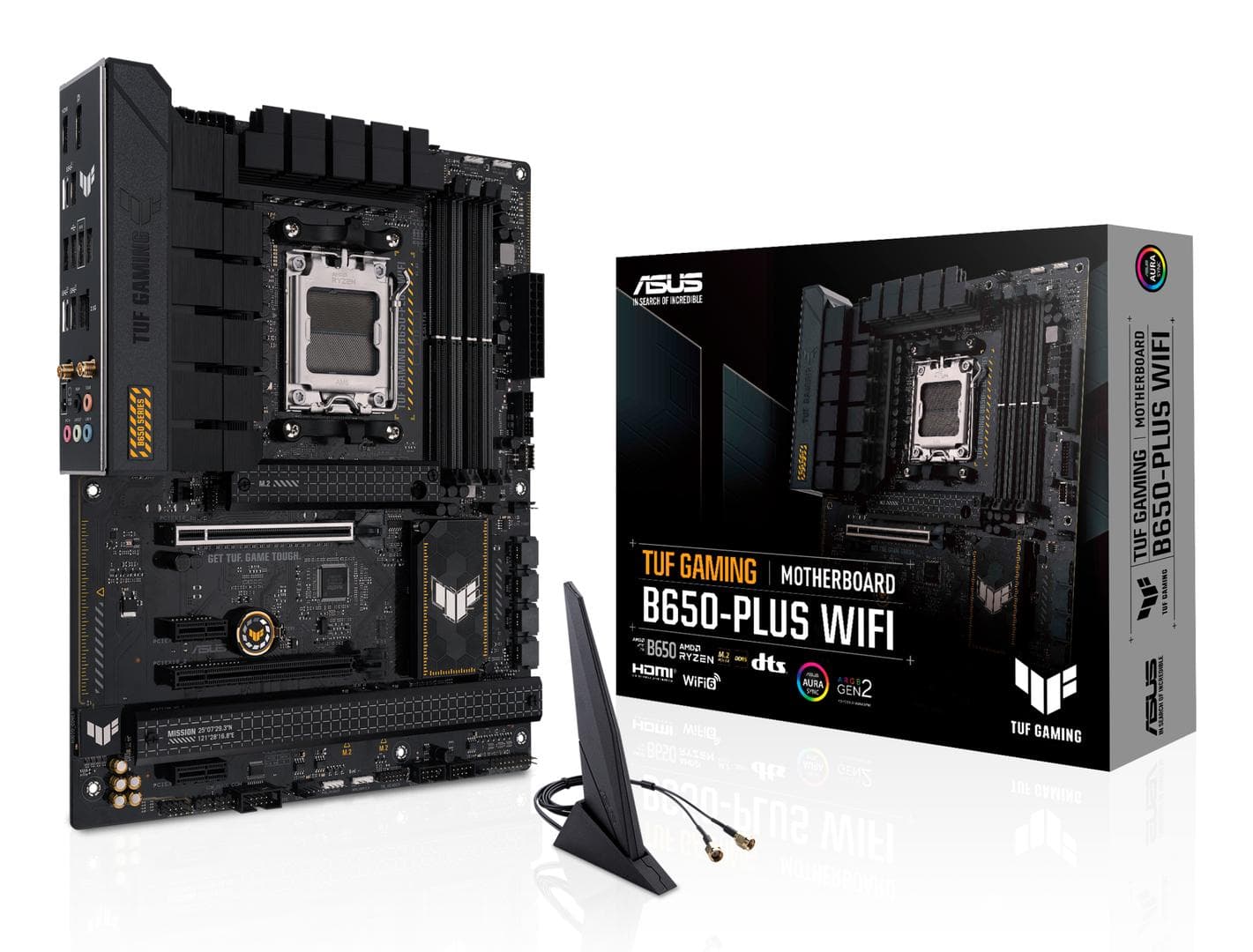 ASUS - TUF Gaming B650-Plus WiFi ATX, AMD AM5, 2.5GbE, Wi-Fi 6 (802.11ax)