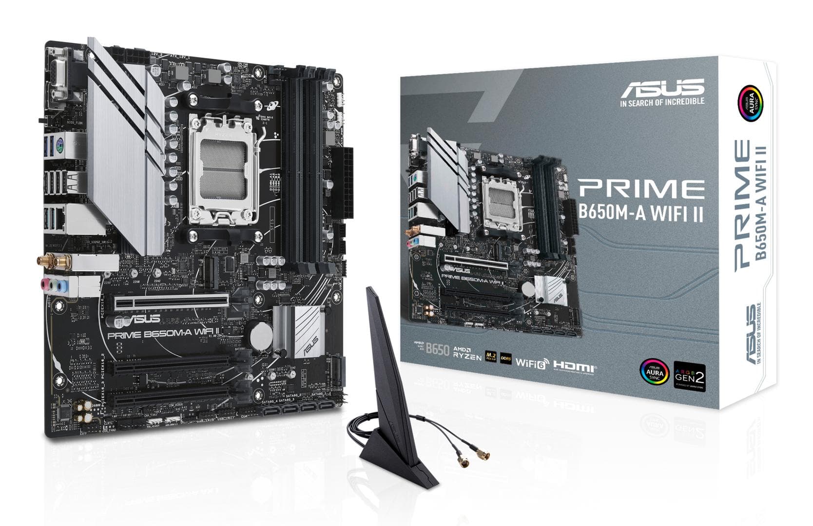 ASUS - PRIME B650M-A WIFI II (mATX, B650, AM5)