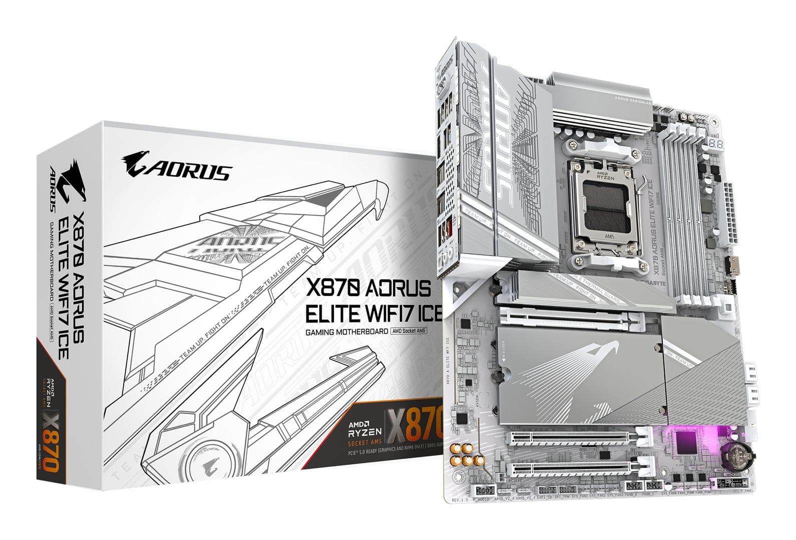GIGABYTE - X870 AORUS ELITE ICE WIFI 7