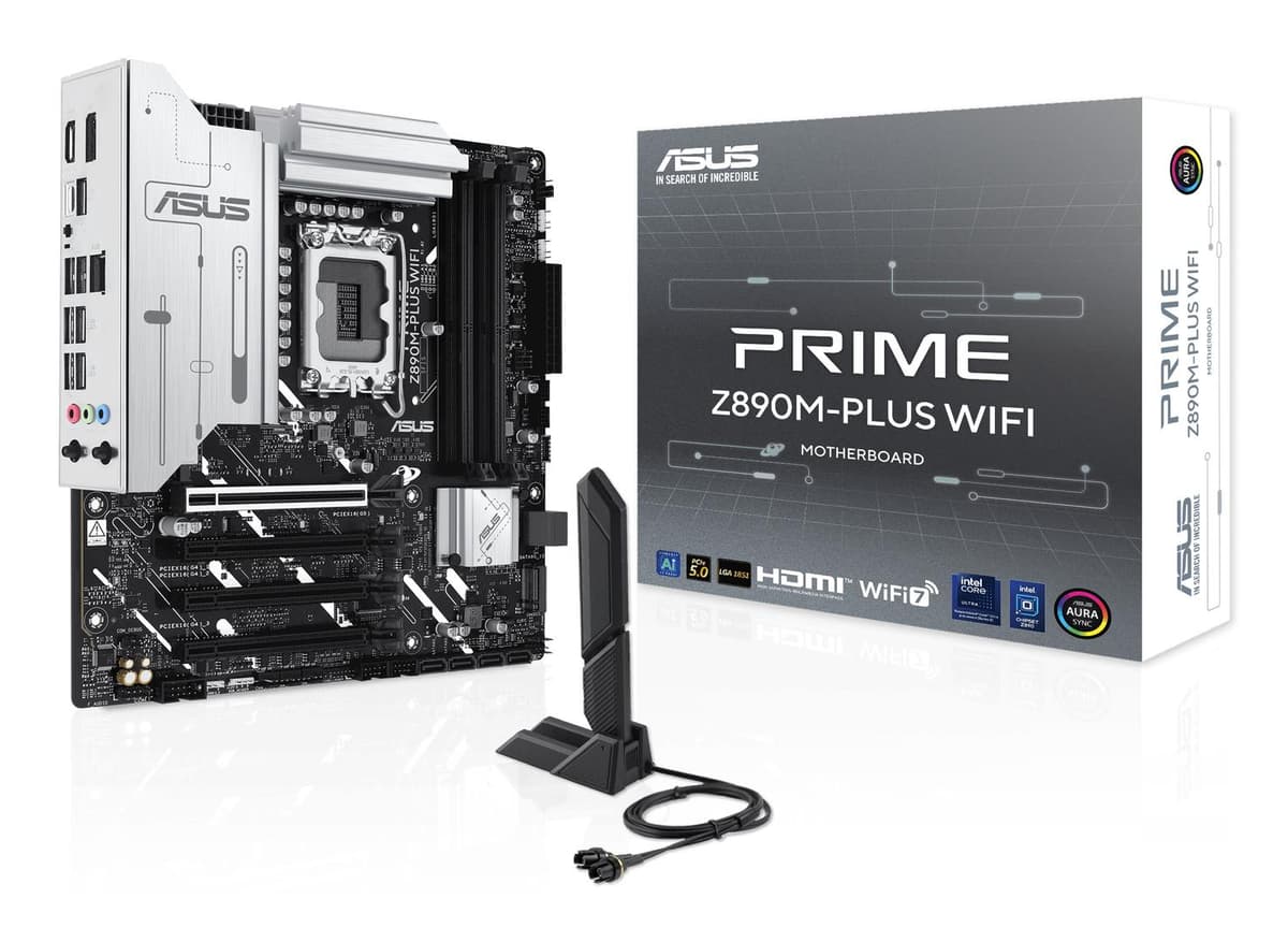 ASUS - PRIME Z890M-PLUS WIFI (mATX, Z890, LGA 1851, DDR5)