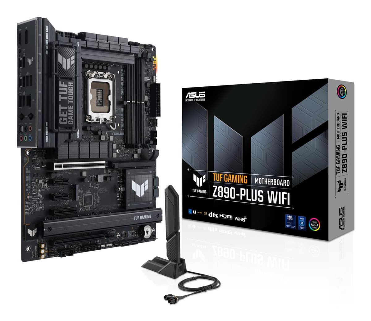 ASUS - TUF GAMING Z890-PLUS WIFI (ATX, Z890, LGA 1851, DDR5)