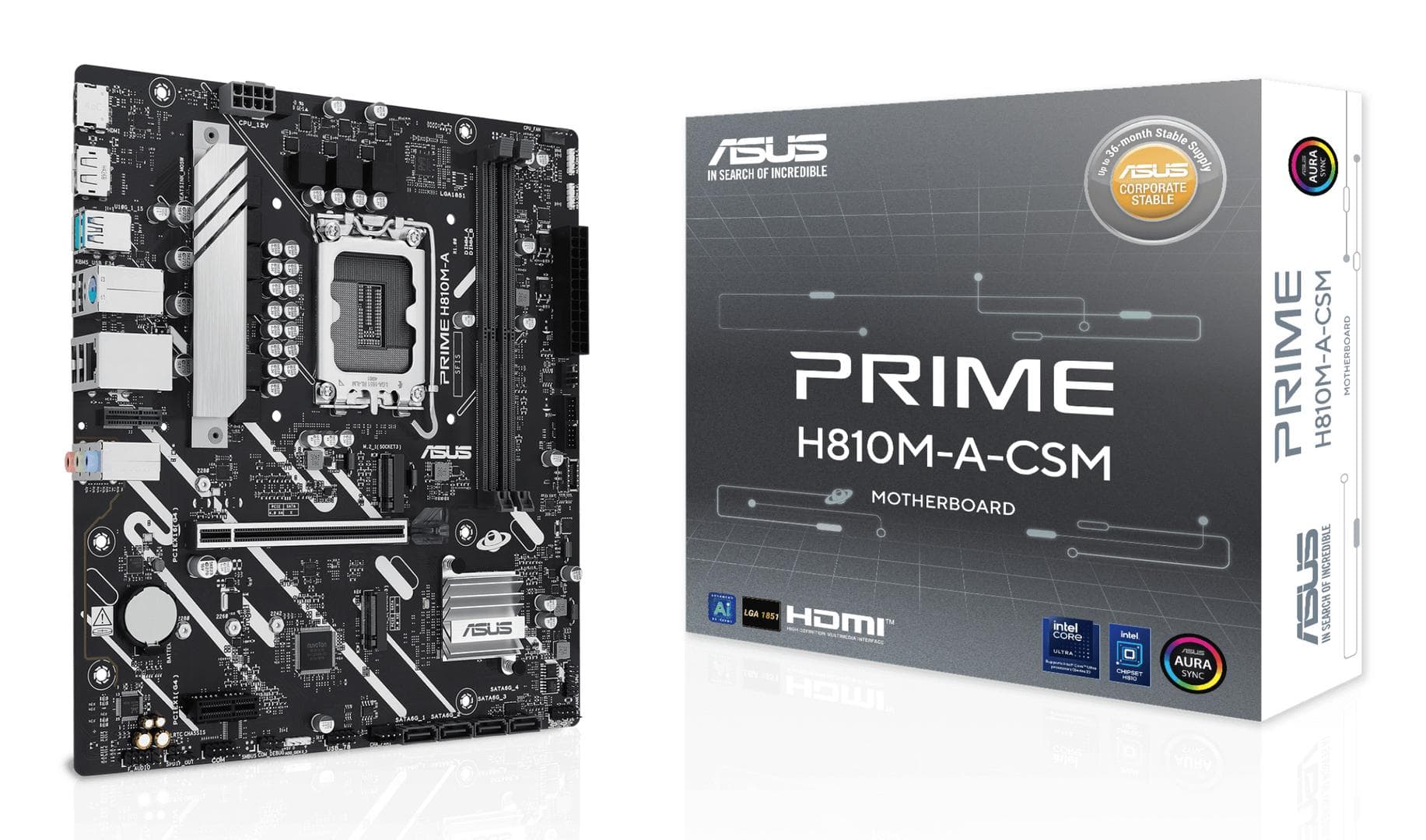 ASUS - Prime H810M-A-Csm Intel H810