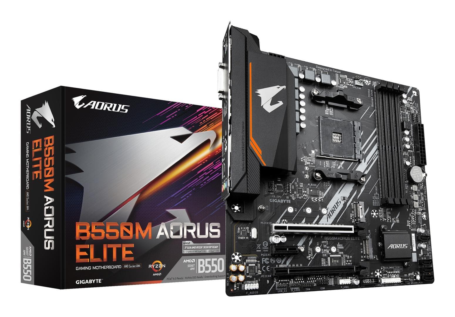 GIGABYTE - B550M AORUS ELITE Micro ATX