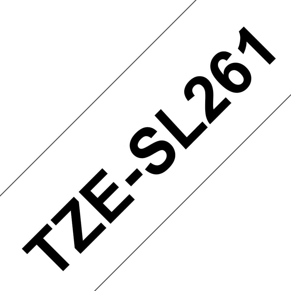 BROTHER - TZeSL261 tape Black on White 36mm