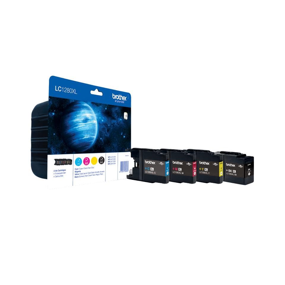 BROTHER - FP Brother LC1280XL Value Pack (BK,C,M,Y)