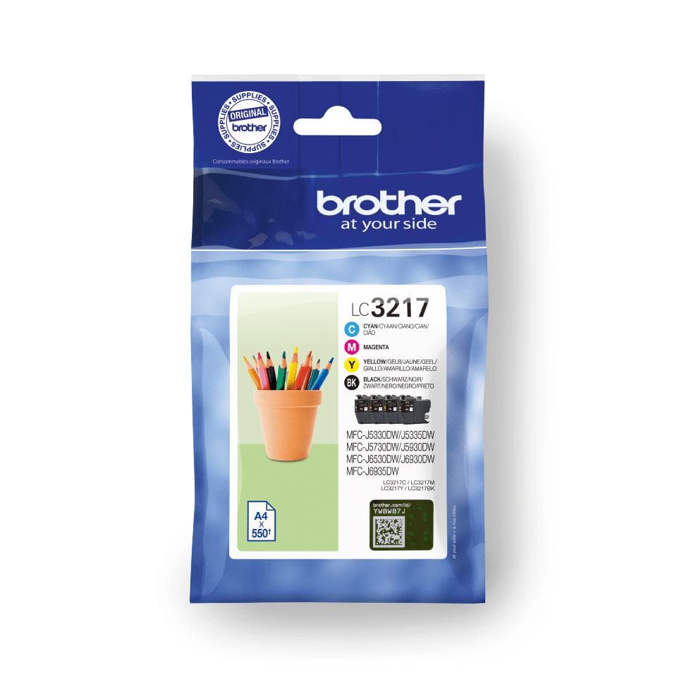 BROTHER - Ink LC-3217VALDR Value Pack