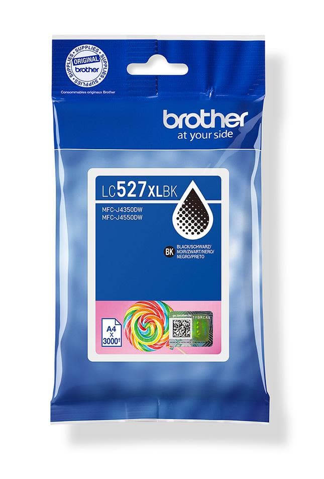 BROTHER - LC527XLC Cyan high yield ink cartridge, yield up to 2 000 pages