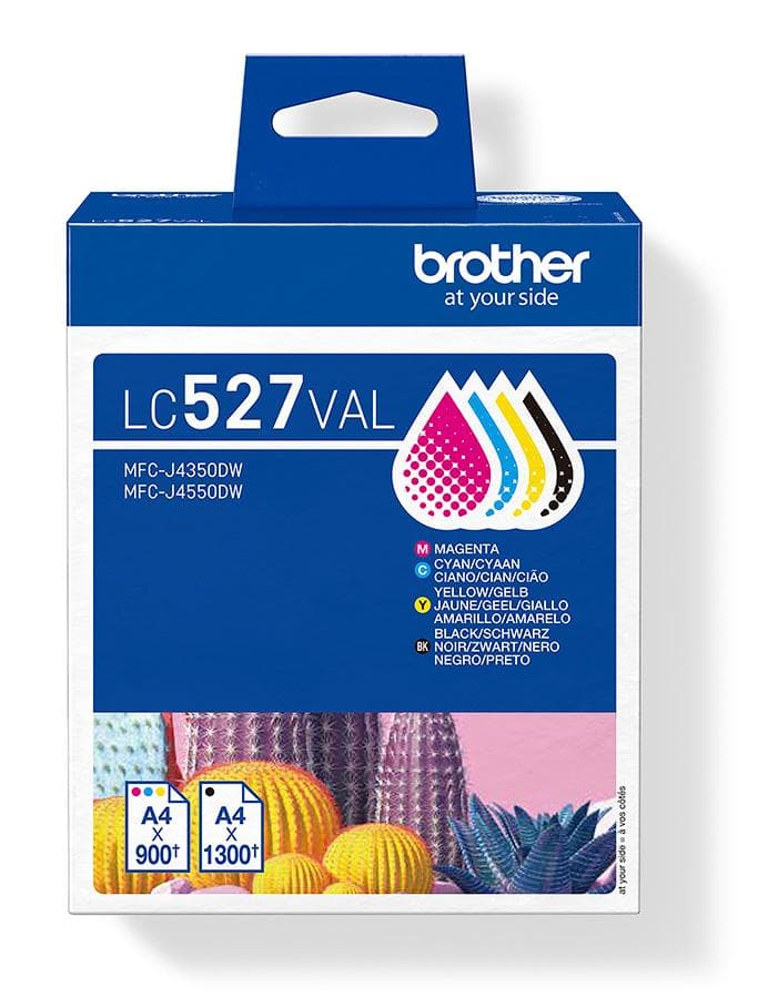 BROTHER - LC527VAL Value pack CMYK, up to 1 x 1 300 + 3 x 900 pages