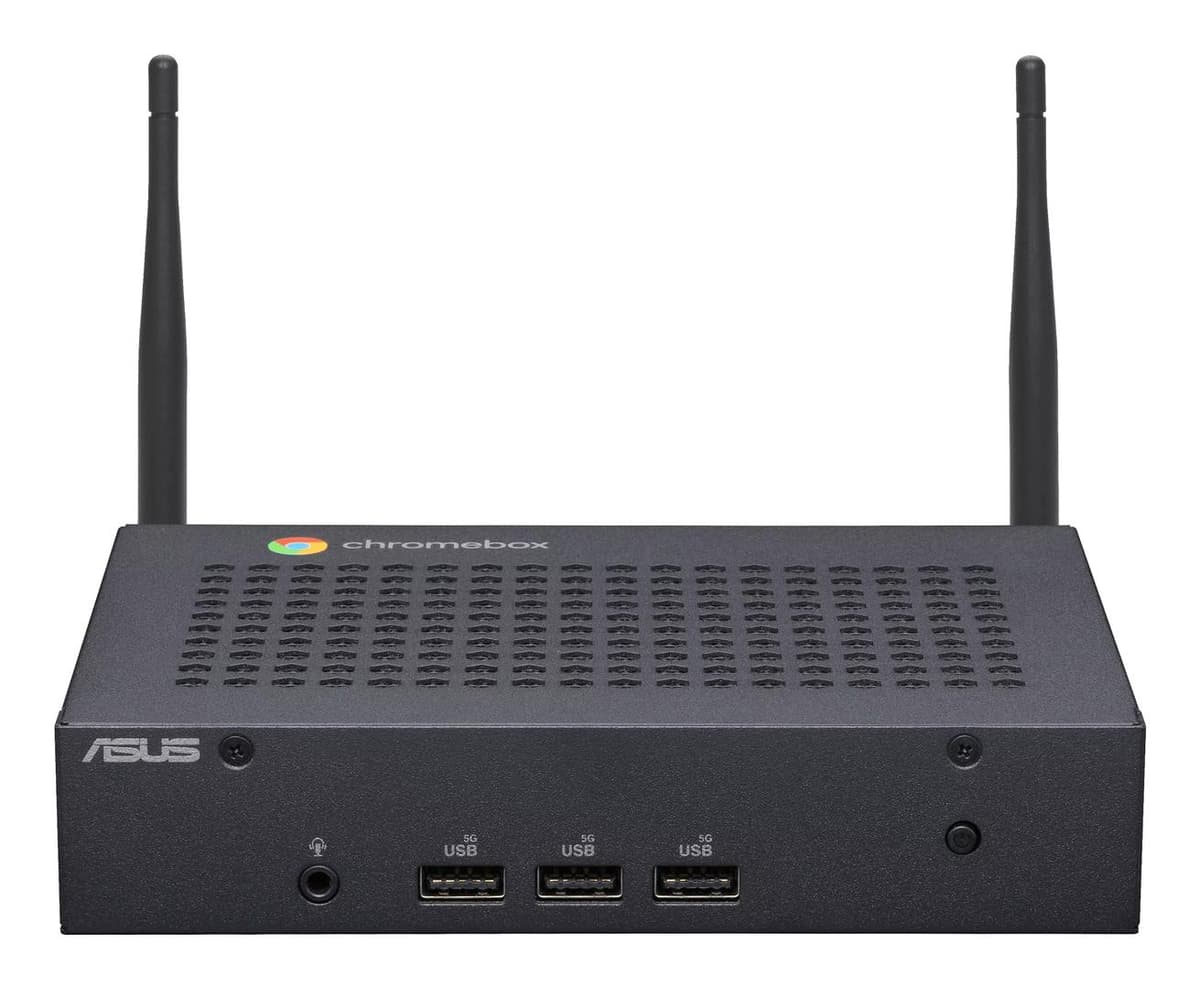 ASUS - CHROMEBOX CF40-BC012UN (Celeron N4500 Fanless, 8GB, 64GB eMMC, WiFi6, Bluetooth 5.0, HDMI, DP, VESA, ChromeOS)