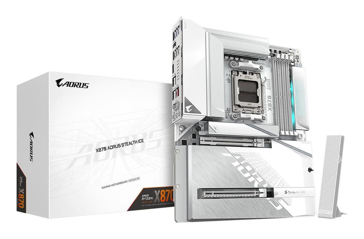 GIGABYTE - MK Gigabyte X870  AORUS  STEALTH ICE
