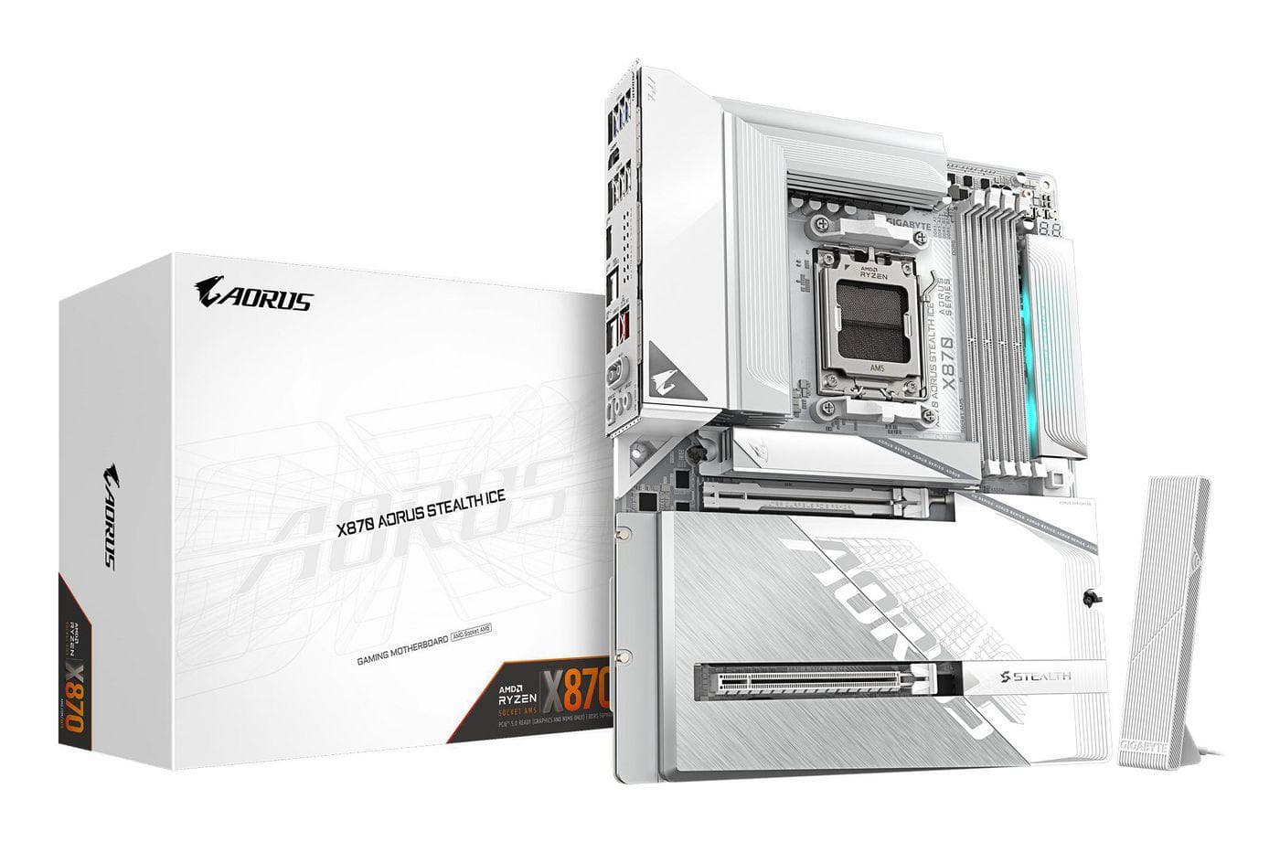 GIGABYTE - MK Gigabyte X870  AORUS  STEALTH ICE