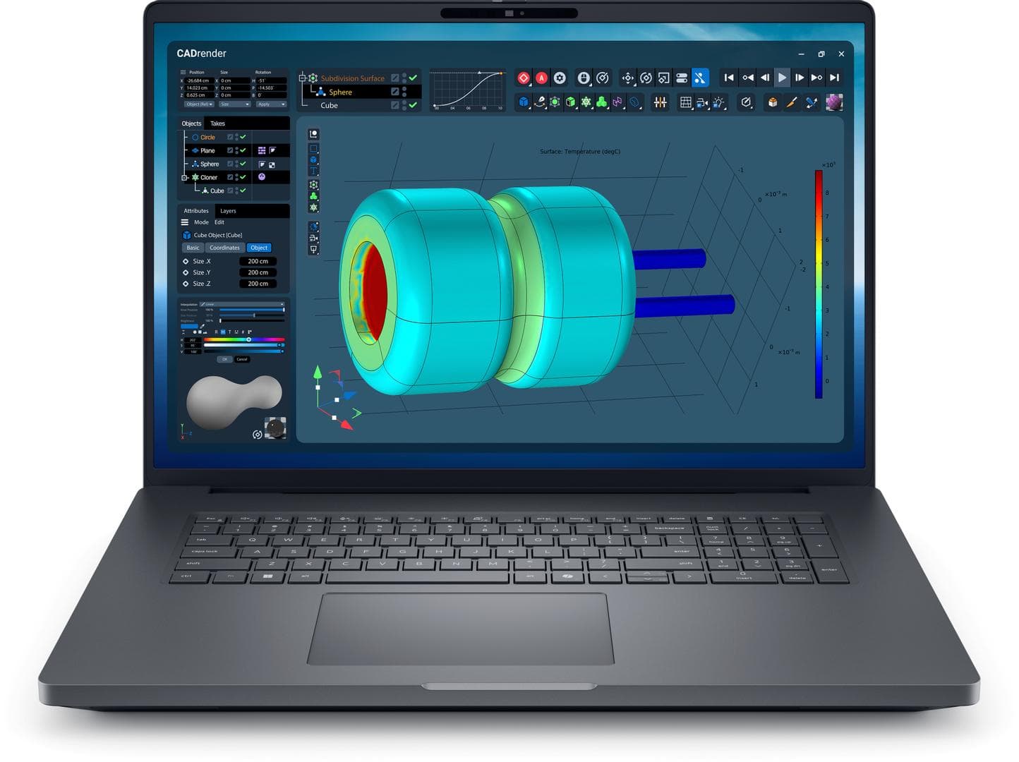 DELL - Pro Max Plus 18 MB18250 Intel Core Ultra 9 285HX 18inch QHD+ 64GB 1TB SSD Nvidia RTX 3000 WLAN Backlit Kb W11P 3Y ProSpt