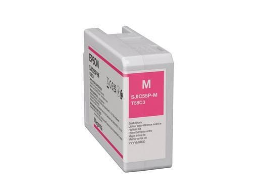EPSON - SJIC55(M): Ink cartridge for ColorWorks CW-D6500/D6000 (Magenta)