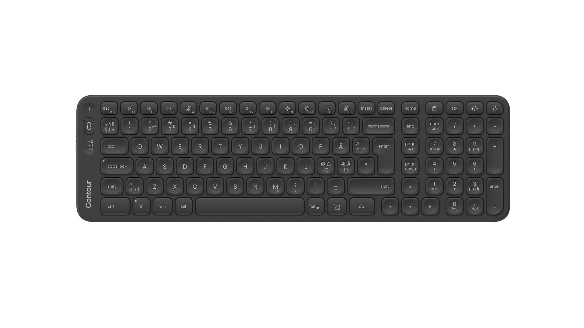 CONTOUR DESIGN - Balance Mid-Size Keyboard Wireless Pan (Nordic)