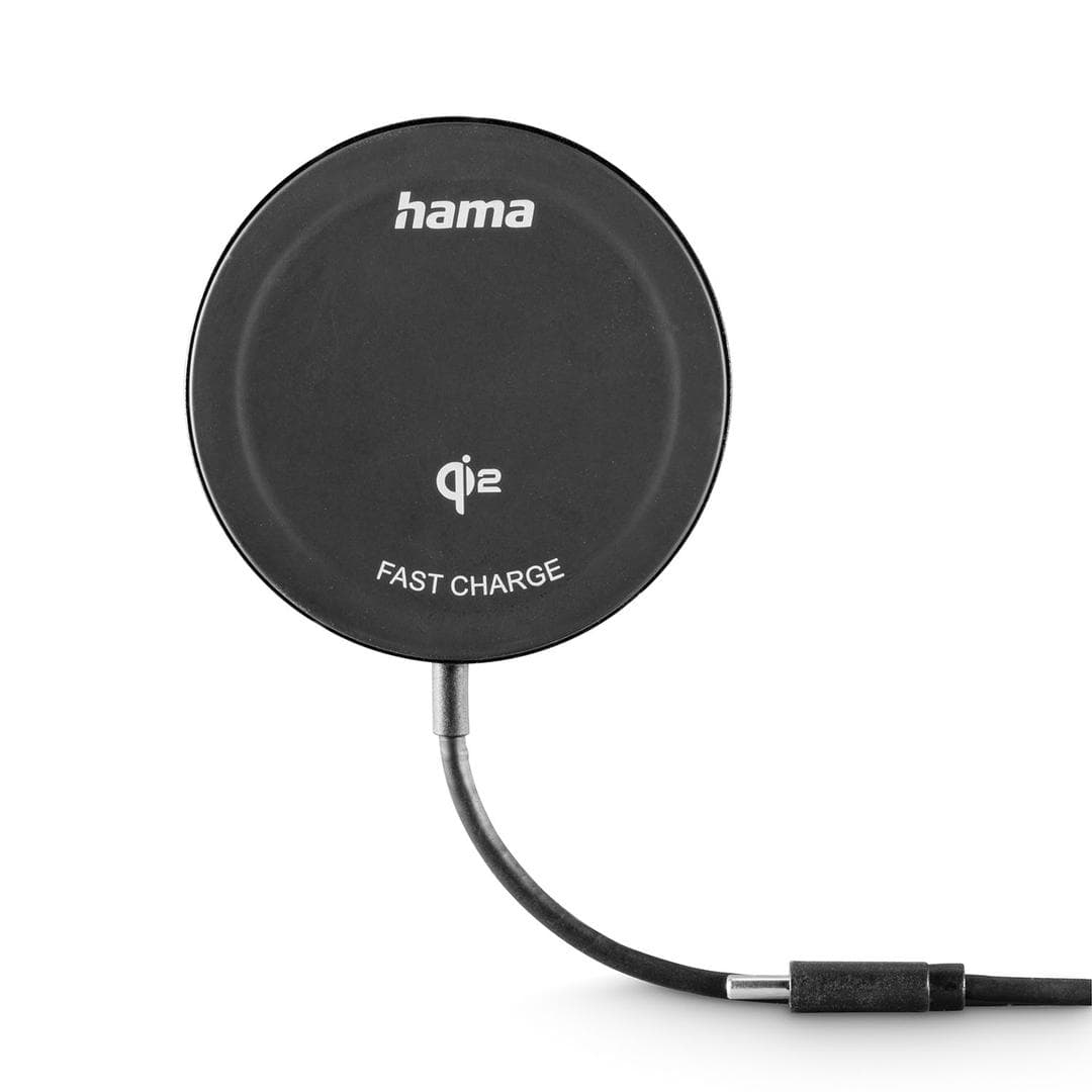 HAMA - Wireless Qi2 Charging Fast Charging 15W Black