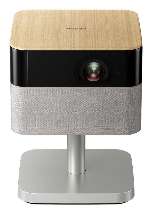 EPSON - Lifestudio Flex EF-72 4K 3LCD projektor (eik) 4K, 1000 lumen, 5m:1, 240Hz, Bose høyttaler, HDMI/Bluetooth/WiFi