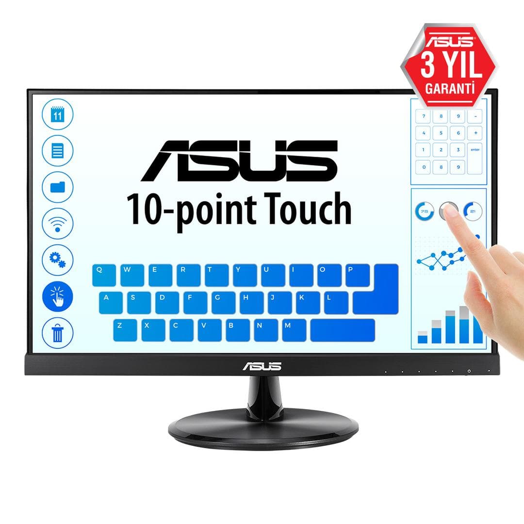 ASUS - LCD ASUS 21.5"" VT229H Monitor with Touch 1920x1080p IPS 60Hz