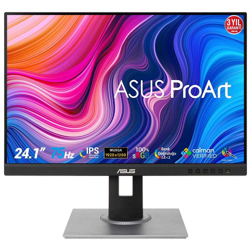 ASUS - PA248QV 24IN WLED/IPS 1920X1080 300CD/M HDMI DP D-SUB            IN MNTR