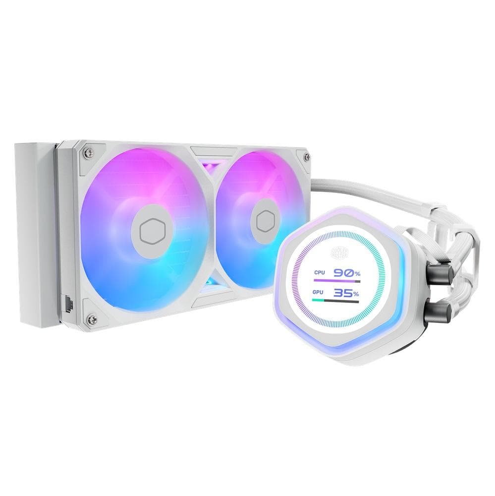 Cooler Master - CM MasterLiquid* 240 ATMOS II LCD White