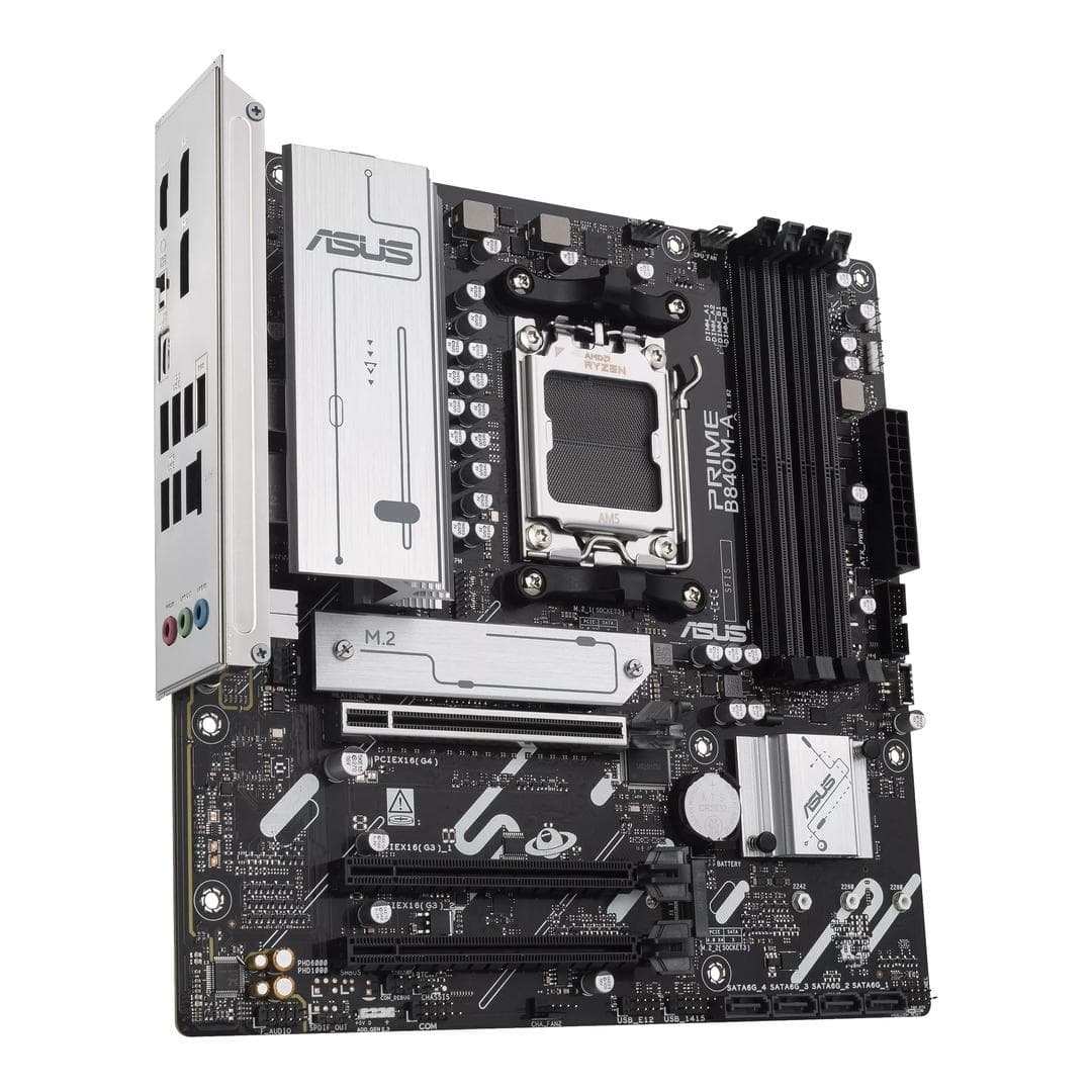 ASUS PRIME B850M-A-CSM Hovedkort - AMD B850 - AMD AM5 socket - DDR5 RAM - Micro-ATX