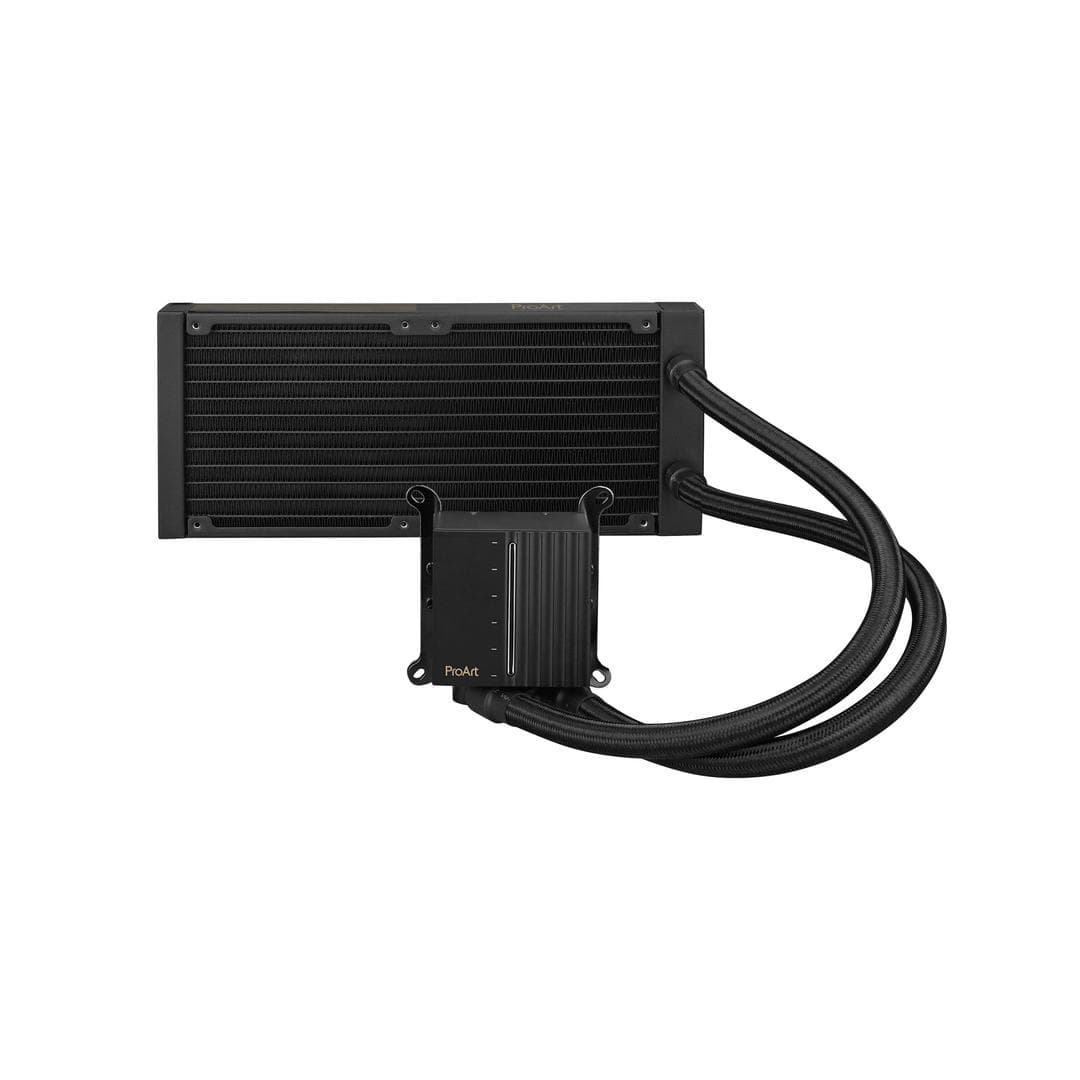 ASUS - ProArt LC 240 AiO Liquid Cooler with 2x120mm Alphacool Apex Stealth Metal Power Fans