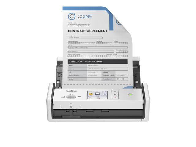 BROTHER - ADS-1800W Compact portable document scanner Duplex Wi-Fi LCD