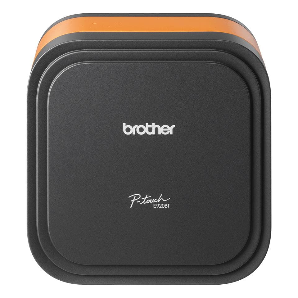 BROTHER - PT-E920BT Professional Bluetooth Cube Label Printer designed for building industry users labels up to 36 mm wide
