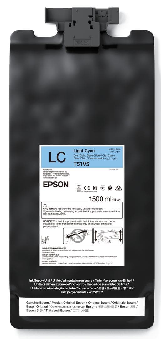 EPSON - UltraChrome GS3 T51V500 Light Cyan 1500ml