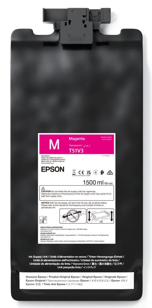 EPSON - UltraChrome GS3 T51V300 Magenta 1500ml