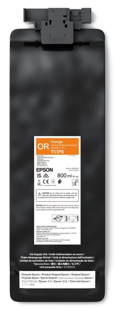 EPSON - UltraChrome GS3 T51P800 Orange 800ml