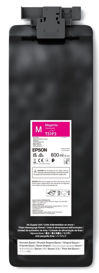 EPSON - UltraChrome GS3 T51P300 Magenta 800ml