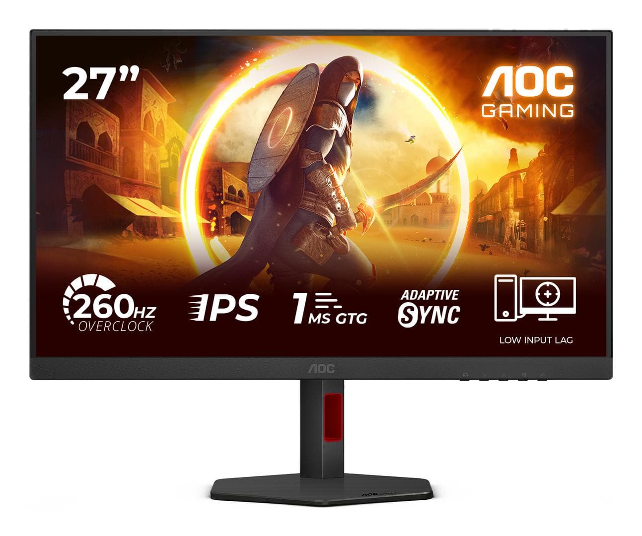 AOC - 27"" 27G4ZR | AOC Gaming G4 | 1920x1080 | Fast IPS | 1ms | 260Hz | 3years