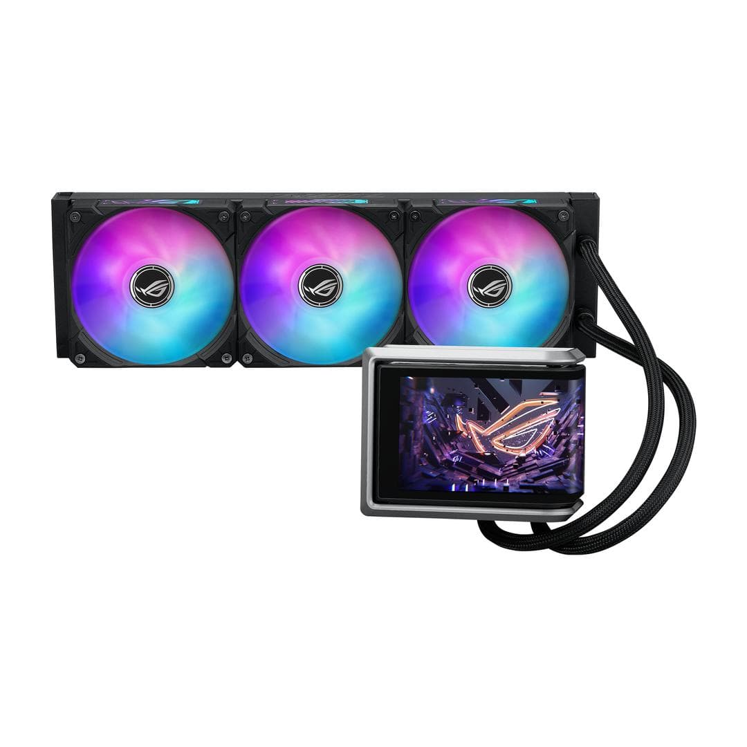 ASUS - ROG RYUO IV 360 ARGB AIO COOLER with Curved 6.67"" AMOLED Display