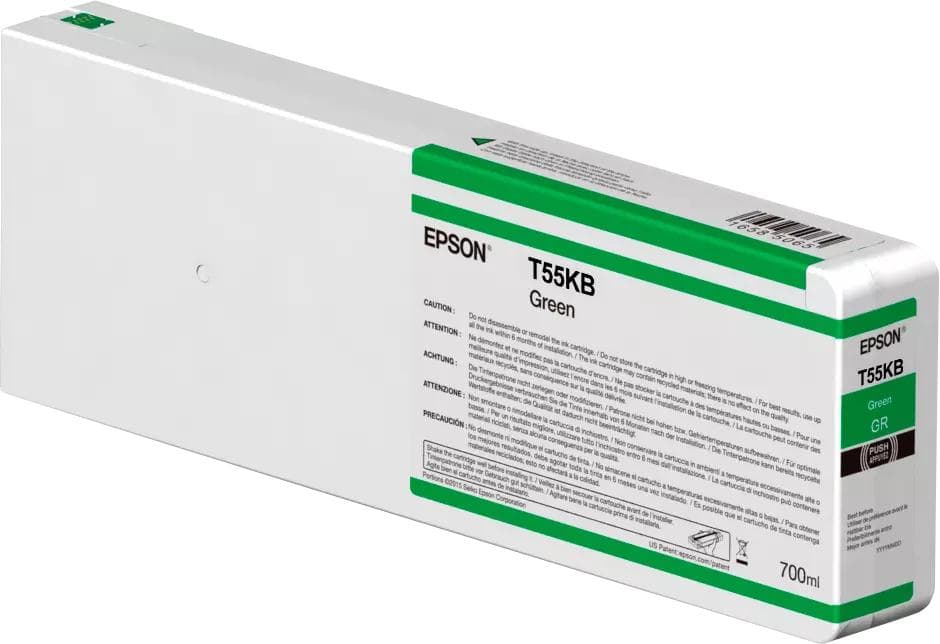 EPSON - Sglpck Green T55KB00 UChrme HDX/HD 700ml