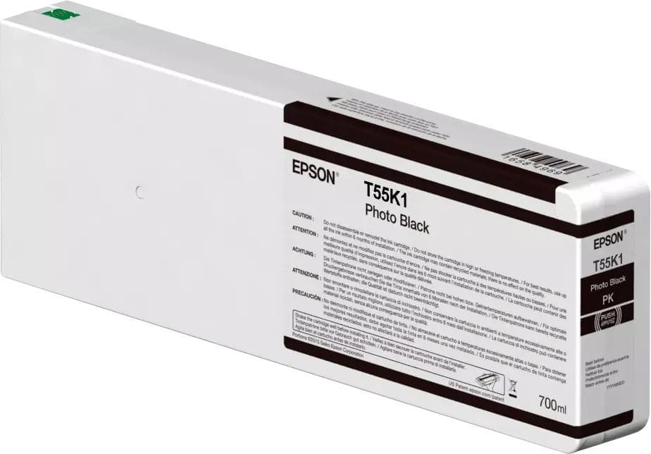 EPSON - SglpckPhotoBK T55K100 UChrme HDX/HD700ml