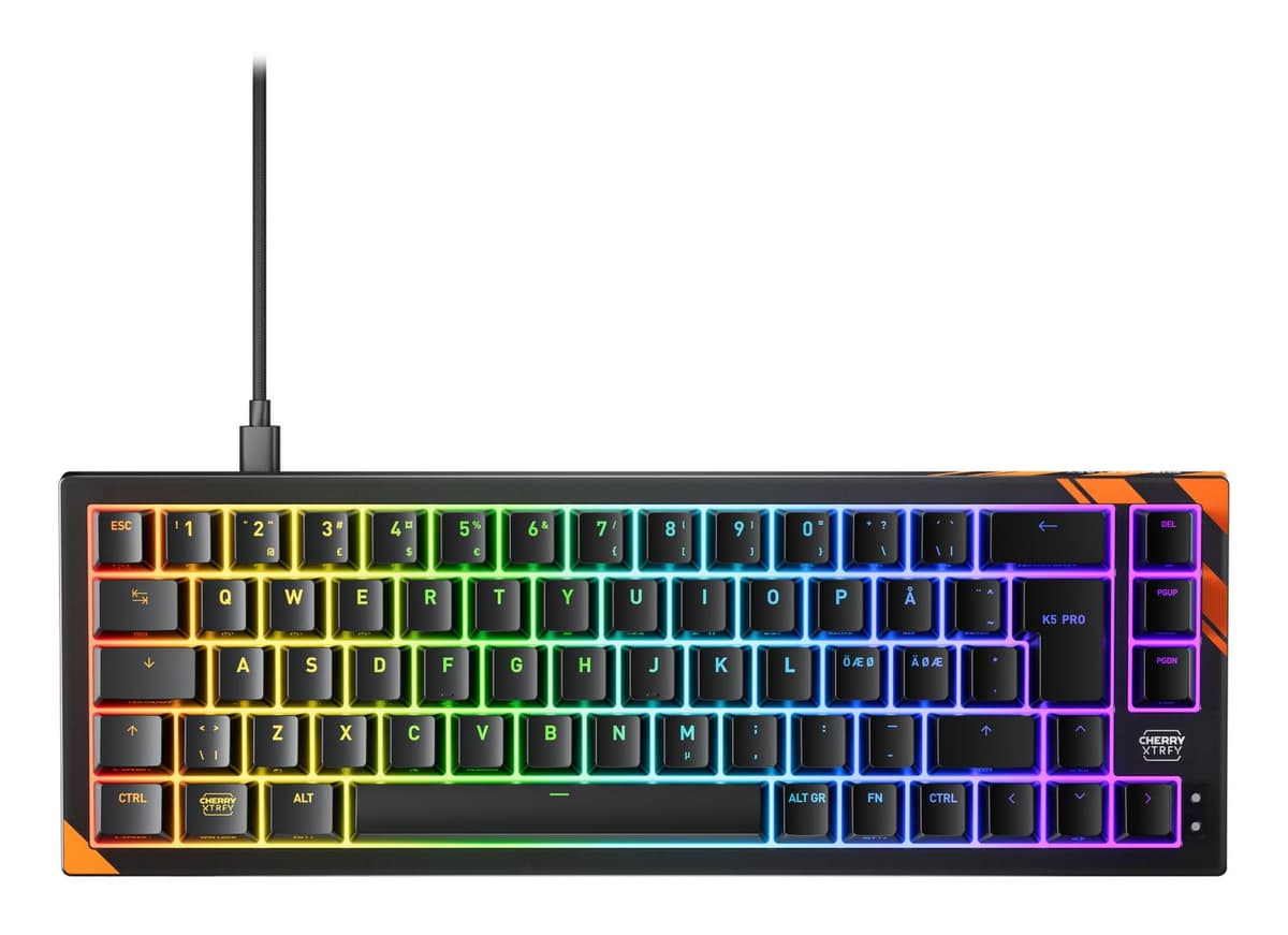 CHERRY - K5 PRO TMR MAGNETIC SWITCH GAMING KEYBOARD PAN NORDIC LAYOU WRLS