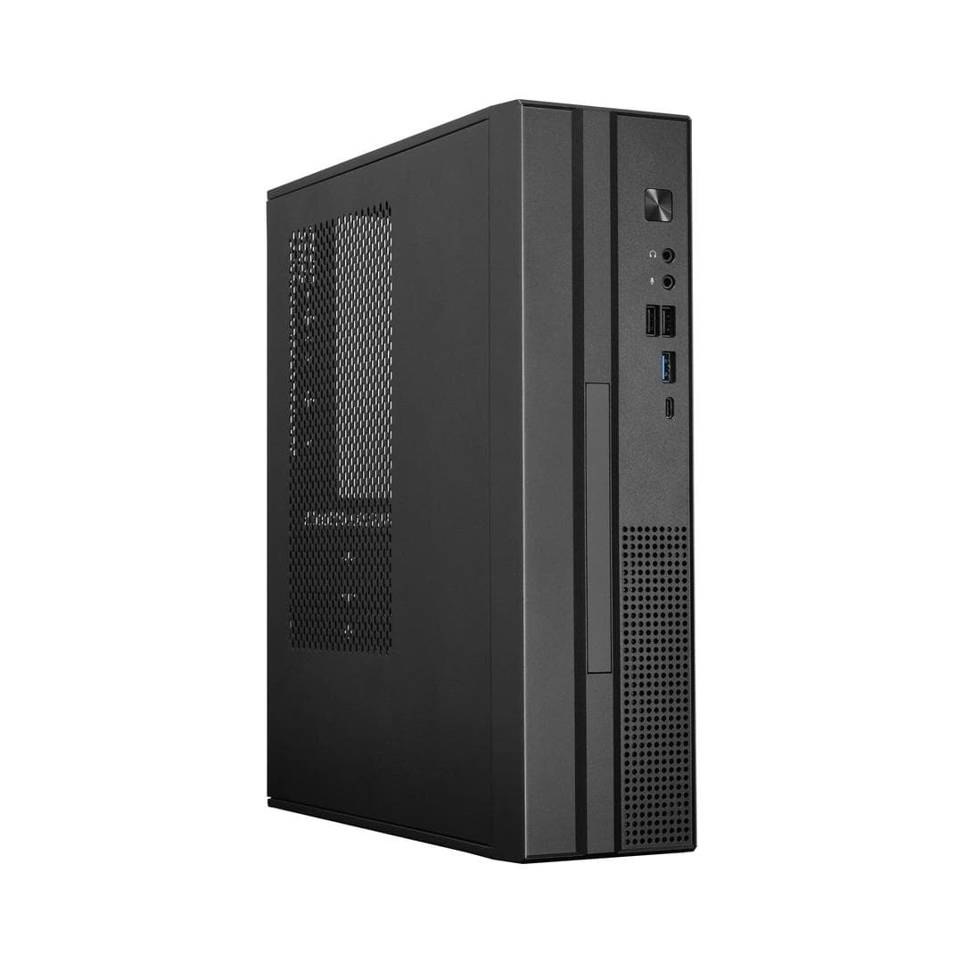 CHIEFTEC - Compact 8L mATX case, USB Type C port,ventilented side panel