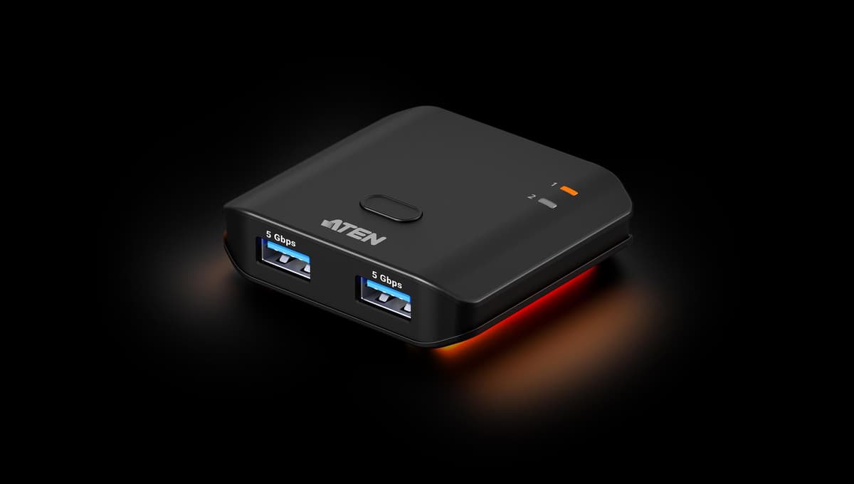 ATEN - 2 x 2-Port USB 3.2 Gen 1