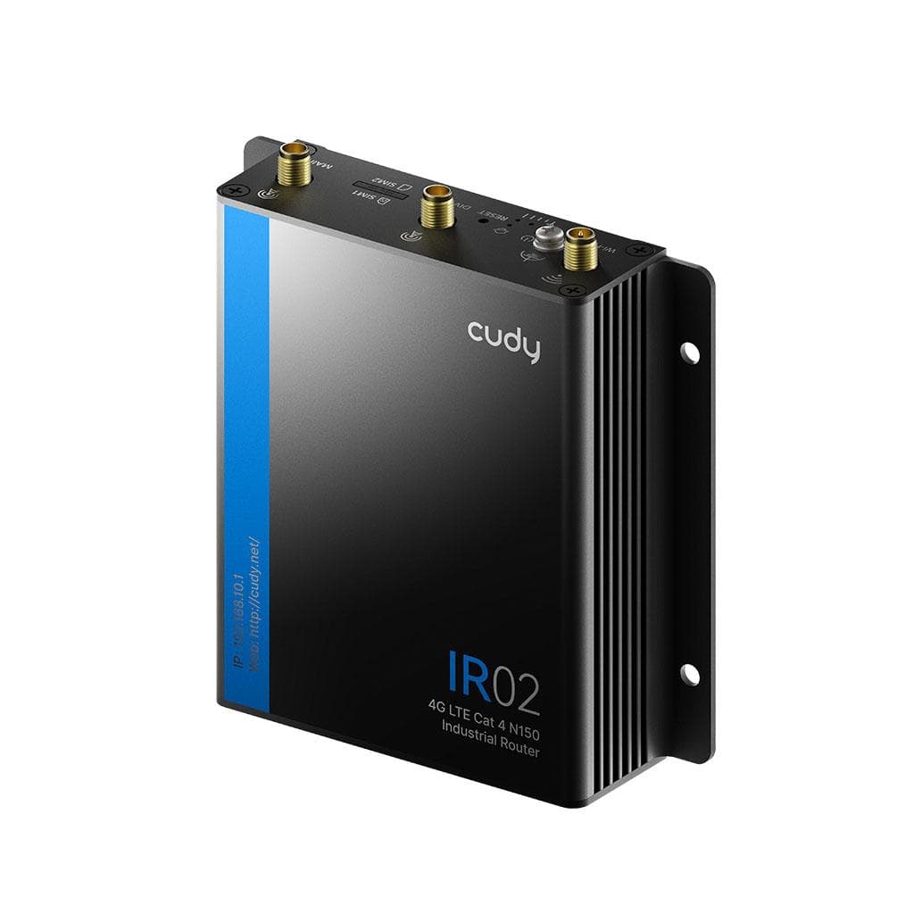 CUDY - 4G Industrial Router IR02 WF4 Cat 4 N150