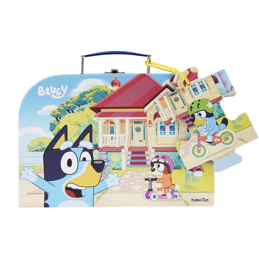 Bluey - Suitcase with puzzle