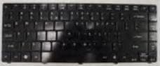 Acer - Tastatur - Oppsett for Storbritannia - glanset, UV-svart - for Aspire 3810, 3810T, 3810TG, 3810TZ; Aspire Timeline 3810, 3810T, 3810TZ