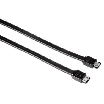 HAMA - Kabel SATA II Extern Svart 0.9m