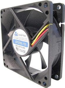CHIEFTEC - Case Fan 120x120x25 Ball Bearing 4Pin PWM and 4 Pin PSU Connector
