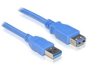 DELOCK - Kabel USB 3.0-Verlängerung (Blau) Blau