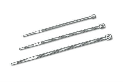 DCI - Strips 200mm x 3,6mm poser a 100 stk Ikke halogenfrie