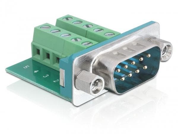 DELOCK - Adapter Terminalblock 10pin -> D-Sub9 St