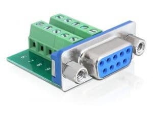 DELOCK - Adapter Terminalblock 10pin -> D-Sub9 Bu