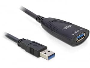 DELOCK - USB-Verl. USB3.0 Typ A -> Typ A St/Bu aktiv